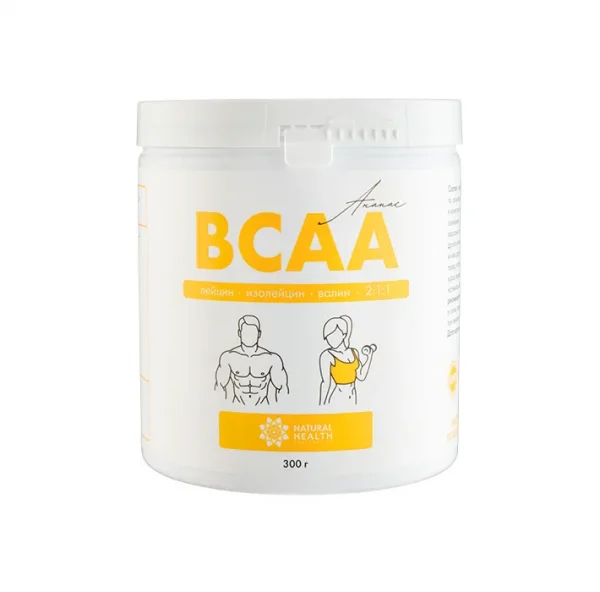 BCAA комплекс аминокислот со вкусом ананаса (300 г)