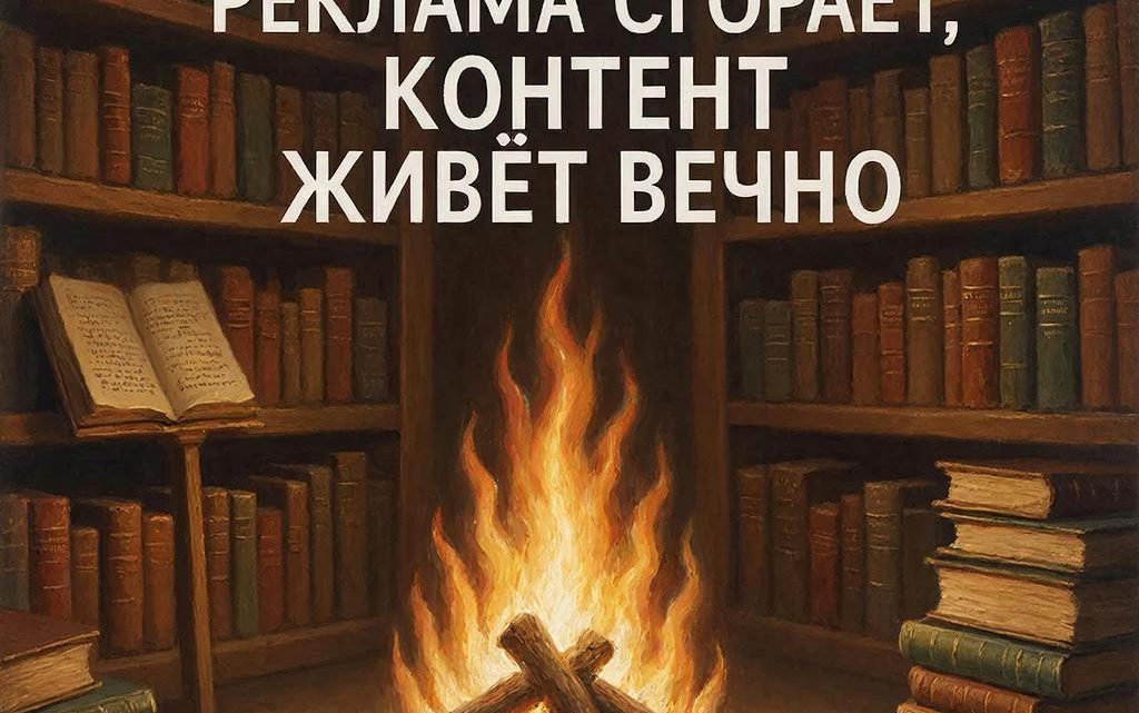 Реклама сгорает, контент живёт вечно: как контент-завод спас мой бизнес